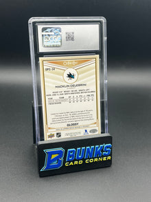 2024-25 Macklin Celebrini OPC Glossy Upper Deck CGC 10