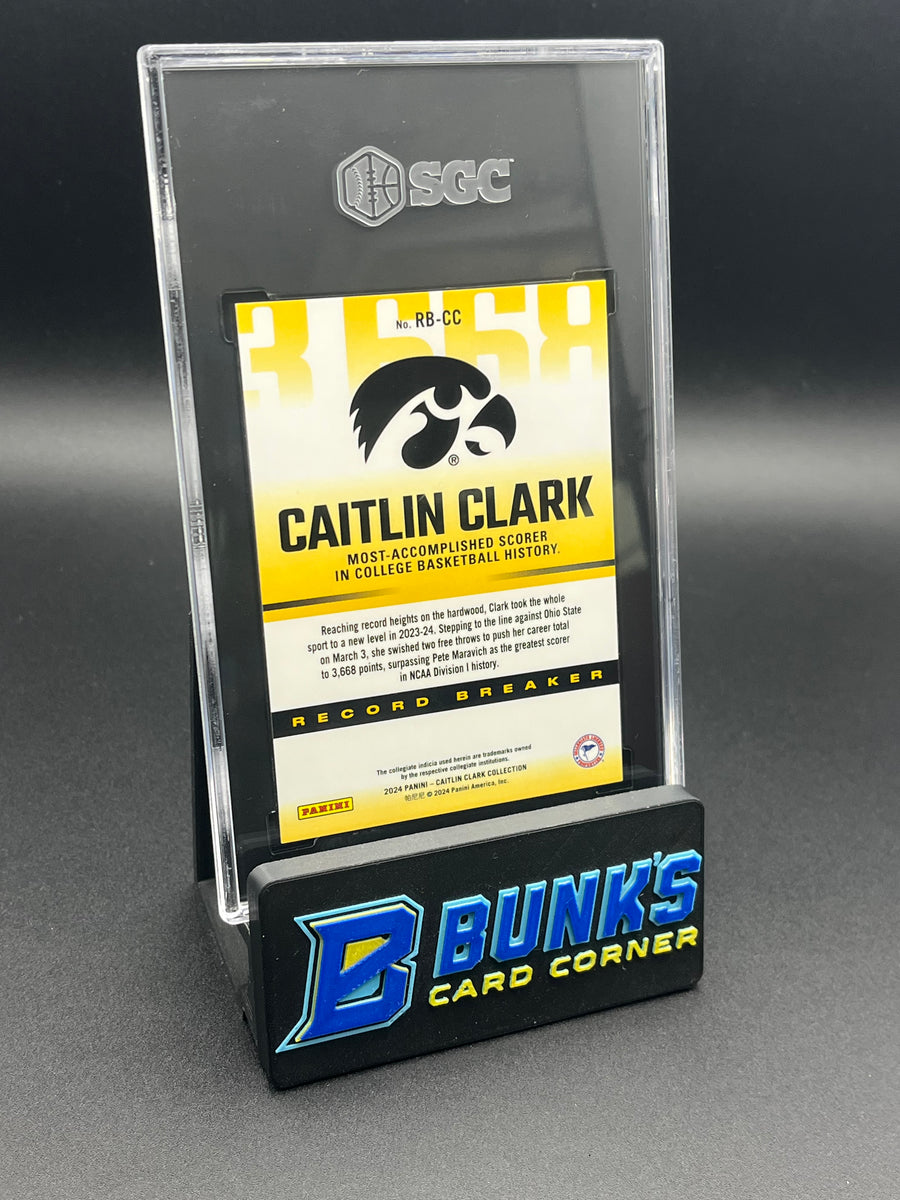 2024 Caitlin Clark Record Breaker SGC 10