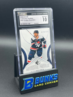 2024-25 Alex Ovechkin Authentic Profiles CGC 10 179/1299