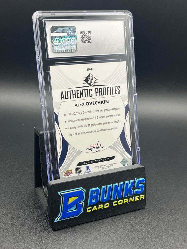 2024-25 Alex Ovechkin Authentic Profiles CGC 10 179/1299