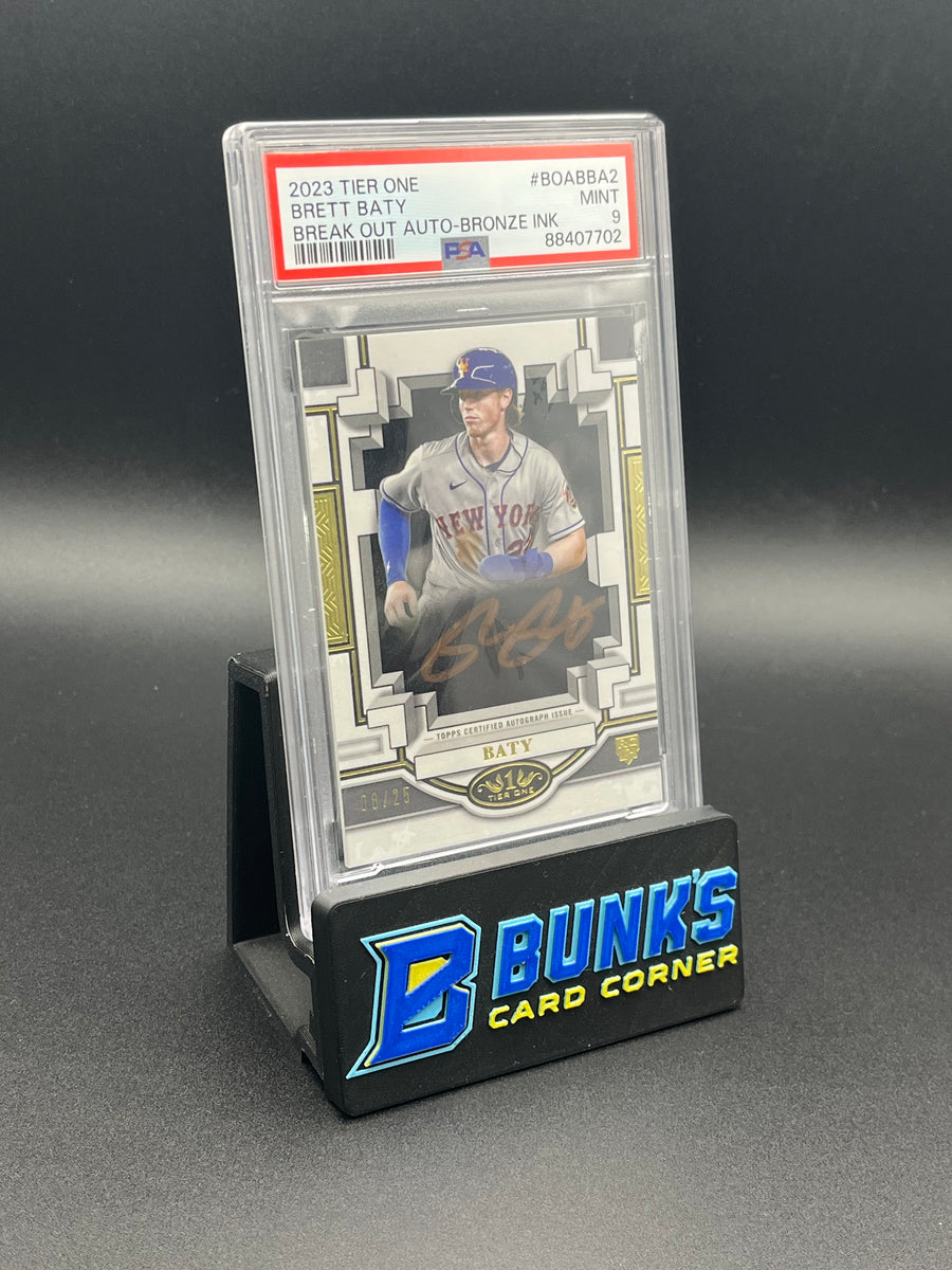2023 Brett Baty Break Out Auto Bronze Ink PSA 9 8/25