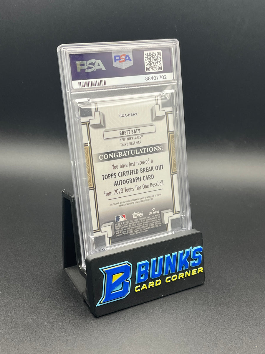 2023 Brett Baty Break Out Auto Bronze Ink PSA 9 8/25