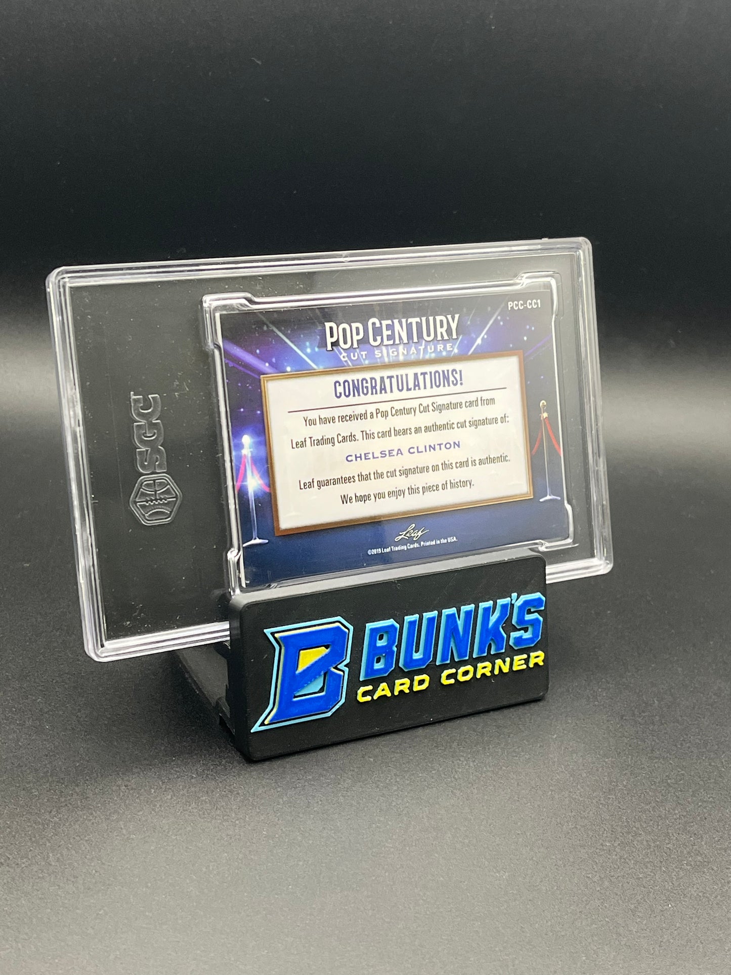 2019 Chelsea Clinton Cut Sig Pop Century SGC 9.5 Auto 10