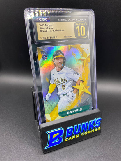 2025 Jacob Wilson Stars of MLB CGC PRISTINE 10