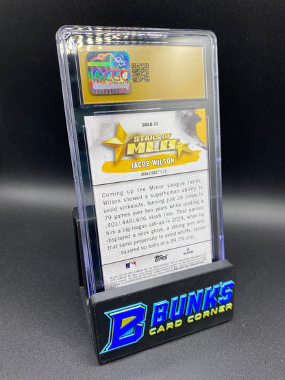 2025 Jacob Wilson Stars of MLB CGC PRISTINE 10