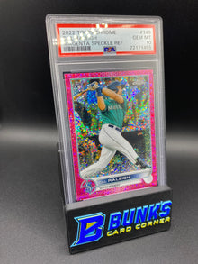 2022 Cal Raleigh Magenta Speckle Ref. PSA 10