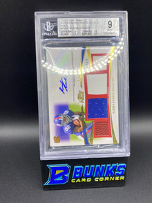 2012 Rueben Randle Auto Patches Gold Beckett 9