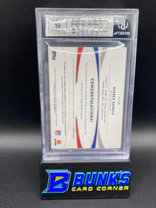 2012 Rueben Randle Auto Patches Gold Beckett 9