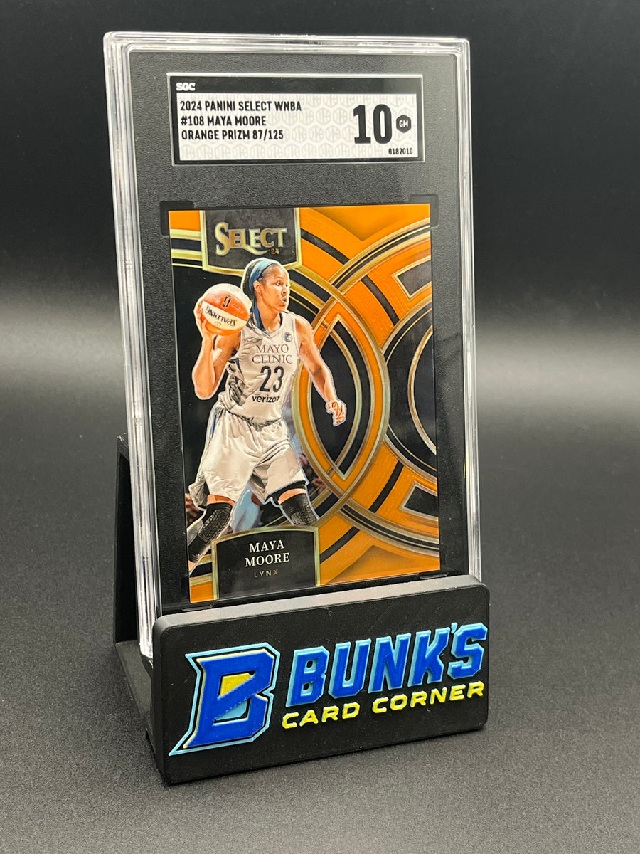 2024 Maya Moore Orange Ice Prizm SGC 10 87/125
