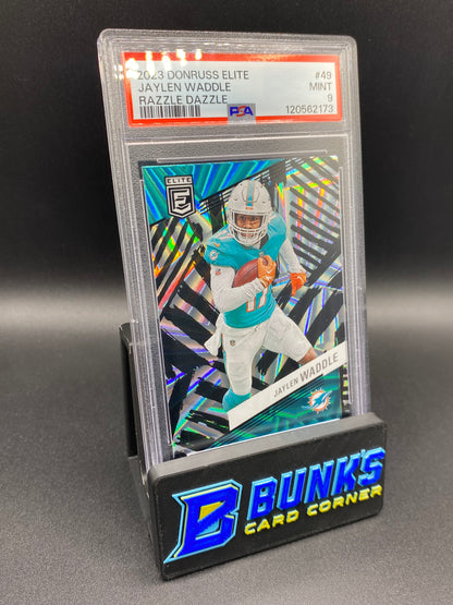 2023 Jaylen Waddle Razzle Dazzle PSA 9