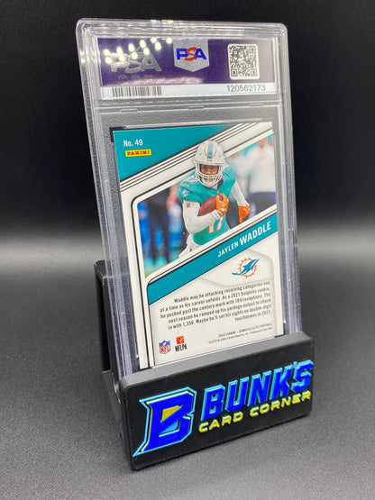 2023 Jaylen Waddle Razzle Dazzle PSA 9