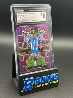 2023-24 Samu Omorodion Purple Mojo CGC 10 RC