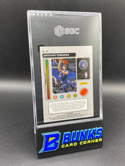 2021-22 Anthony Edwards Purple Prizm SGC 9.5