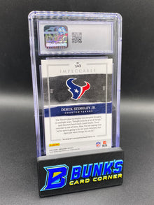 2022 Derek Stingley Jr. Silver Auto SGC 8/10 Rc 4/49