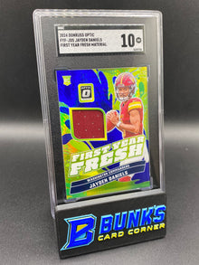 2024 Jayden Daniels First Year Fresh Material SGC 10 Rc