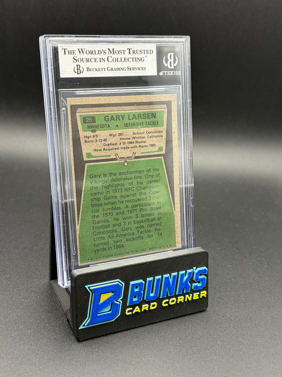 1975 Gary Larsen Authentic Auto Beckett
