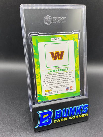 2024 Jayden Daniels First Year Fresh Material SGC 10 Rc