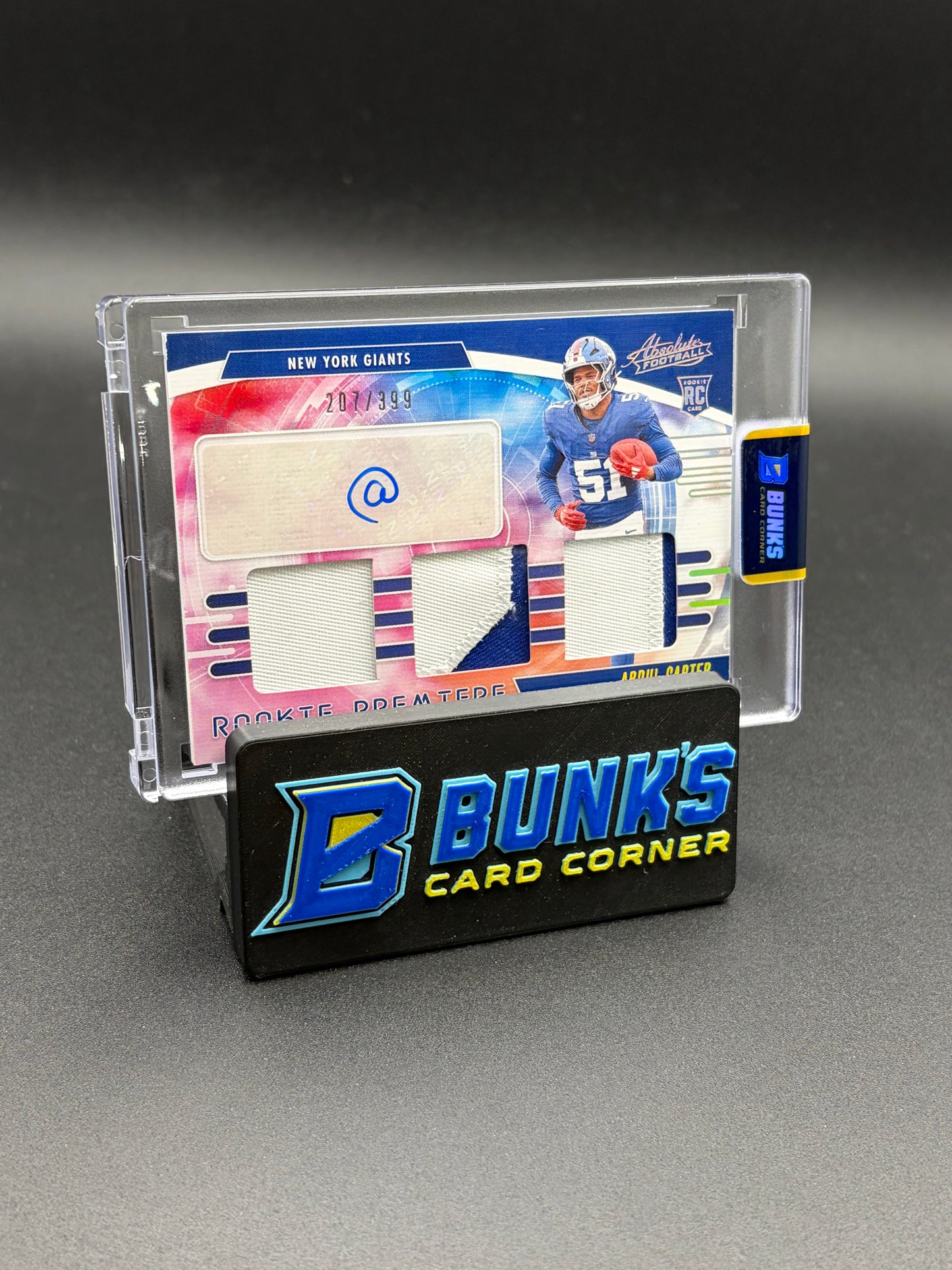 2025 Abdul Carter Absolute Triple Patch RC 207/399