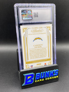 2023 Cameron Dicker Dual Patch Auto CGC 10/10 12/25