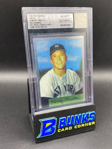 1996 Mickey Mantle Game worn Swatch Beckett Authentic