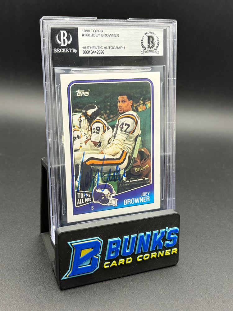 1988 Joey Browner AU Auto Beckett