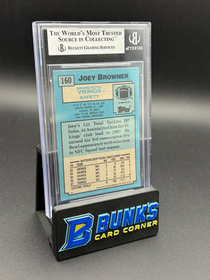 1988 Joey Browner AU Auto Beckett