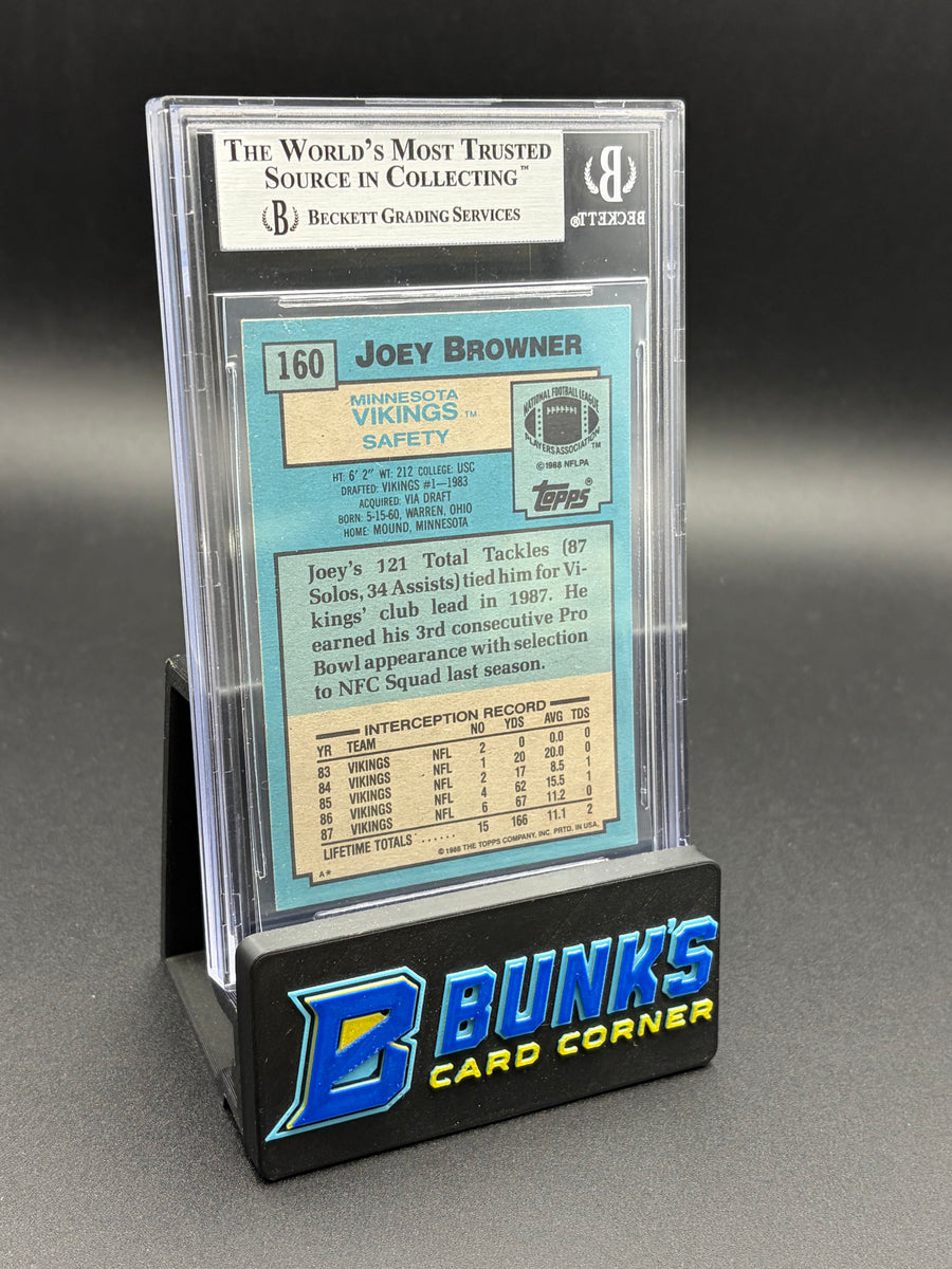1988 Joey Browner AU Auto Beckett