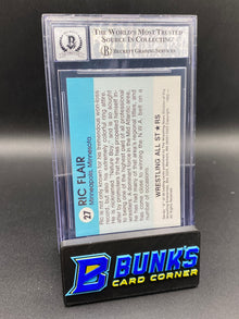 Ric Flair Auto Beckett Auto 10