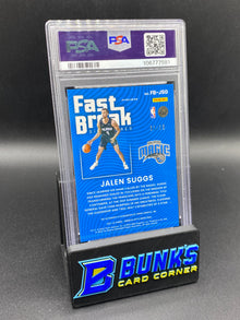 2021 Jalen Suggs Fast Break Sig-Gold PSA 8 1/10