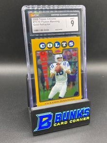 2008 Peyton Manning Gold Ref. CGC 9 95/199