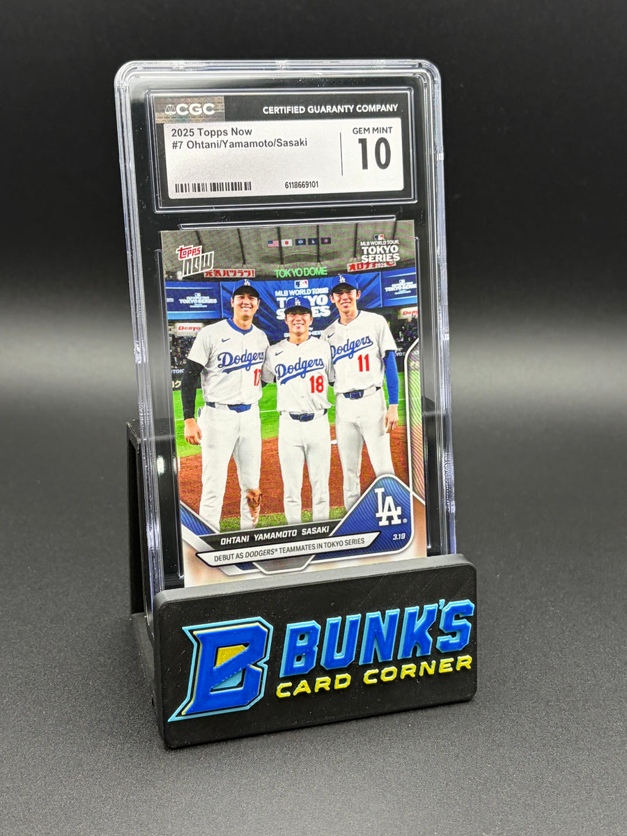 2025 Ohtani & Yamamoto & Saski Topps Now CGC 10