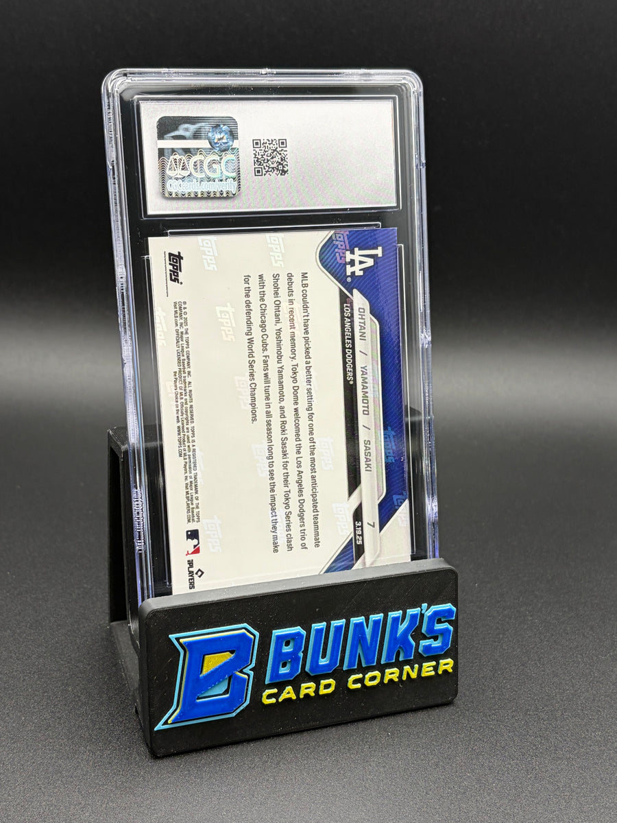 2025 Ohtani & Yamamoto & Saski Topps Now CGC 10