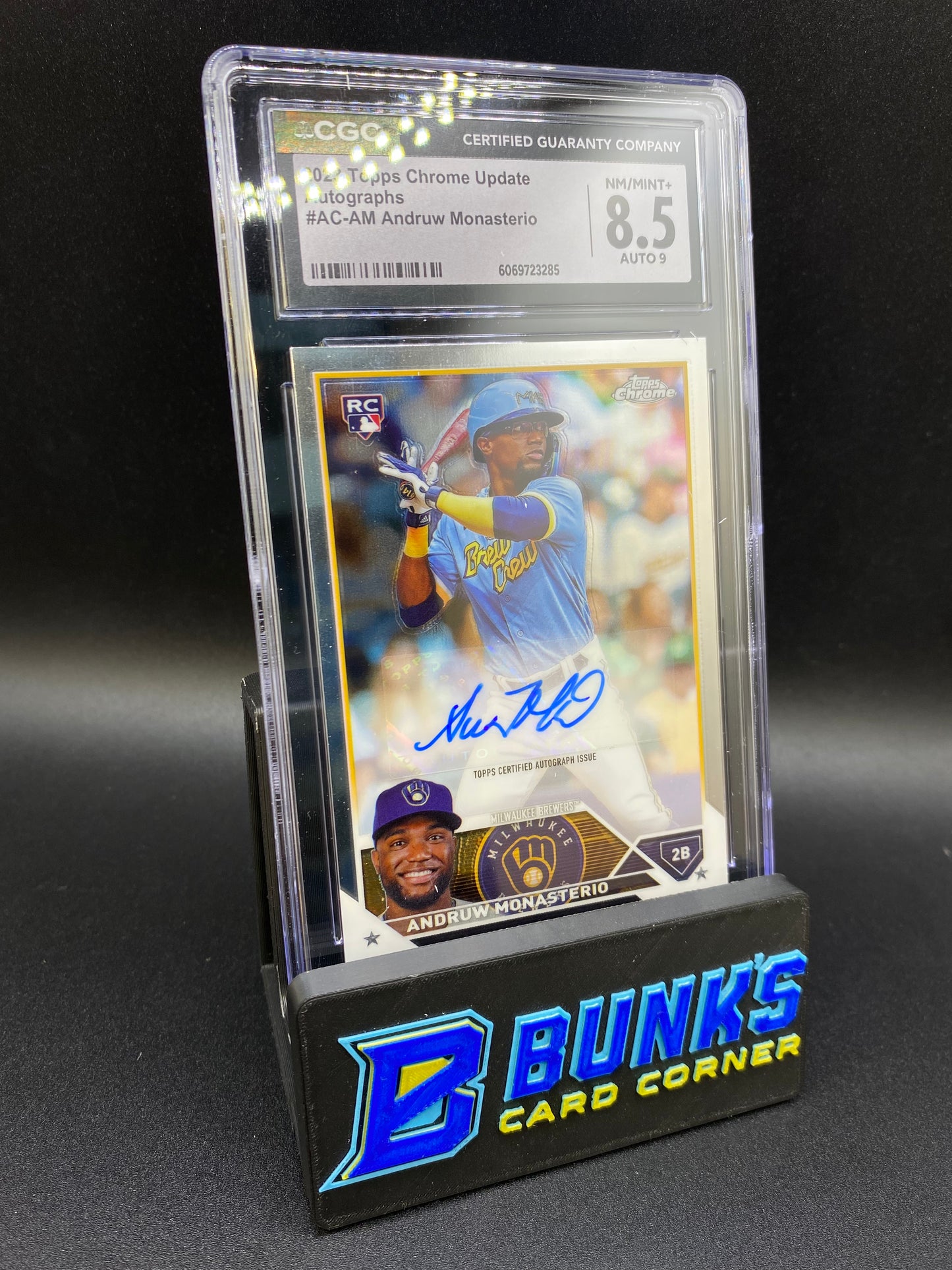 2023 Andruw Monasterio Auto CGC 8.5/9 Rc