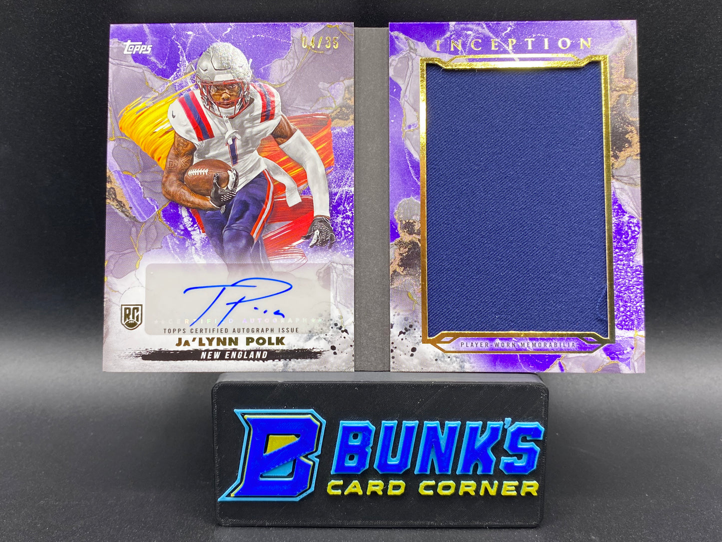 2024 Ja'Lynn Polk Inception Booklet Auto Patch Rc