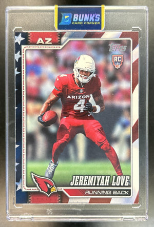 Jeremiyah Love 2026 Topps #309 Independence Day 23/76 RC Cardinals