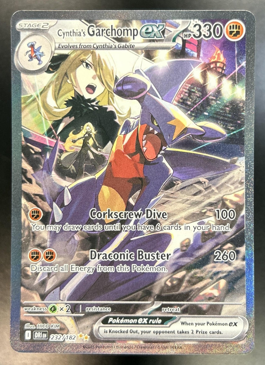 Cynthia's Garchomp ex front image