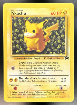 Pikachu Wizards Black Star Promos #1 LP/MP