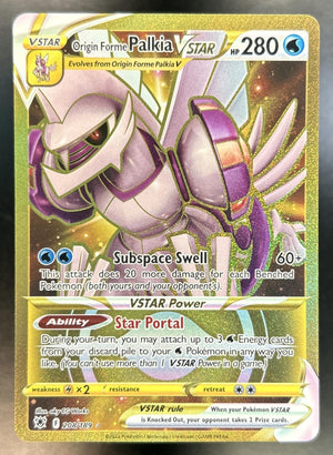 Origin Forme Palkia VSTAR Sword & Shield Astral Radiance #208/189 Secret Rare