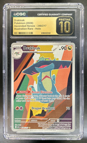 Drakloak Ascended Heroes #248/217 Illustration Rare CGC Pristine 10