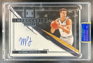 Michael Porter Jr. 2021-22 Panini Impeccable #ST-MPJ Stars Signatures 31/49 Auto Nuggets