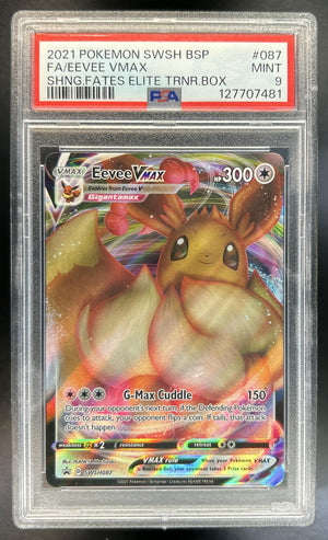 Eevee VM Sword & Shield Black Star Promos #SWSH087 2020 PSA 9