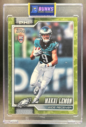Makai Lemon 2026 Topps #319 Camo 23/25 RC Eagles