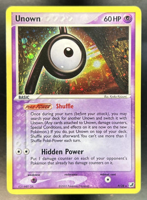 Unown EX Unseen Forces #P /28 Holo