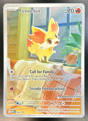 Fennekin MEP Black Star Promos #080 Pokemon Center