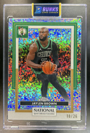 Jaylen Brown NSCC Collection #NBA-17 NBA Chrome Annual Refractor 10/26