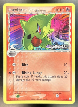 Larvitar EX Delta Species #73/113 LP