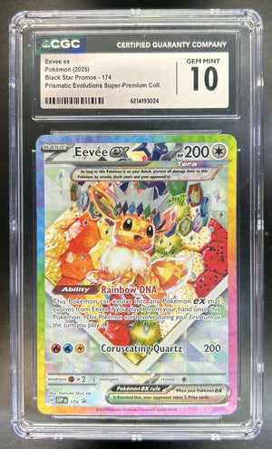 Eevee ex SV Black Star Promos #174 2025 CGC 10