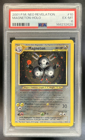 Magneton Neo Revelation #10/64 Holo PSA 6