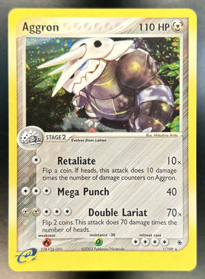 Aggron EX Ruby & Sapphire #1/109 Holo