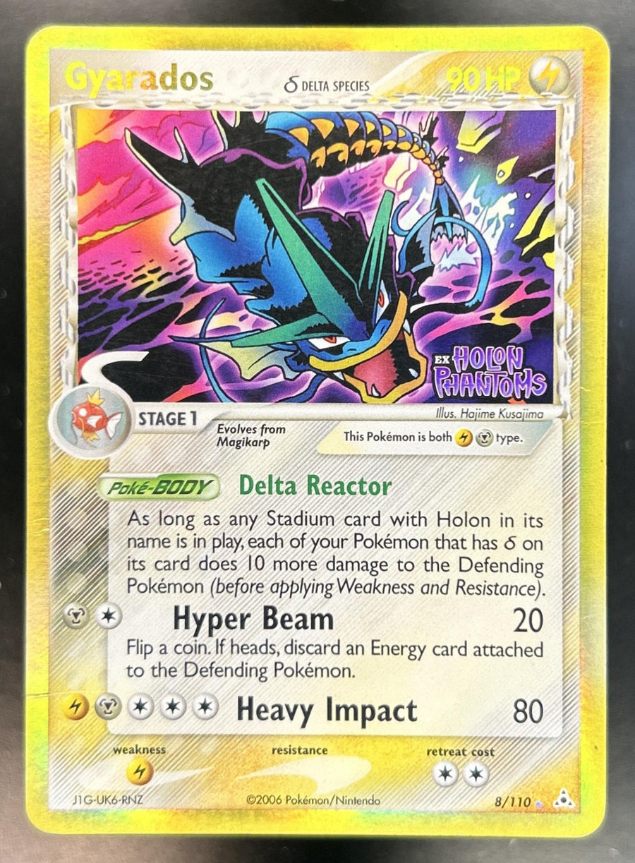 Gyarados Delta Species EX Holon Phantoms #8/110 MP/HP